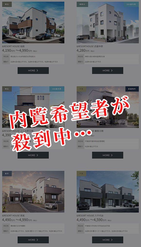 内覧希望者殺到